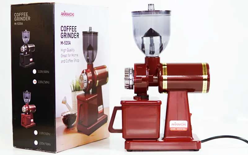 Máy xay cà phê Akirakoki M520A - Hàng chính hãng