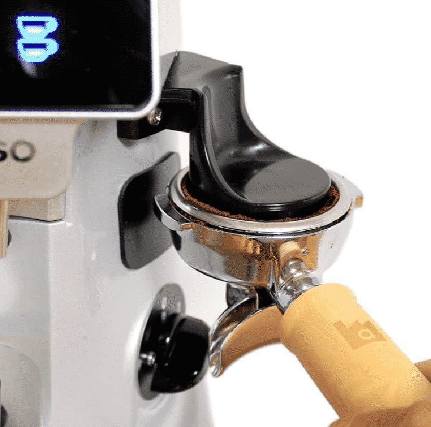 Máy xay cà phê Ascaso MOLF 8 Có thể điều chỉnh kích thước hạt xay theo mm, có 3 lò xo để điều chỉnh