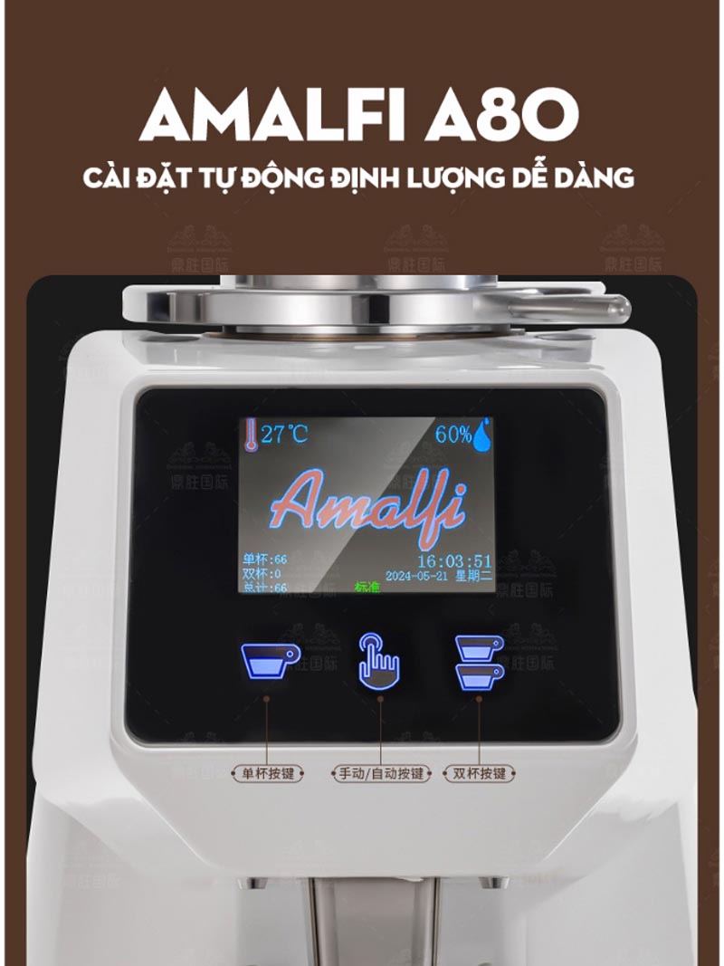 Máy xay cà phê Amalfi A80 - Hàng chính hãng
