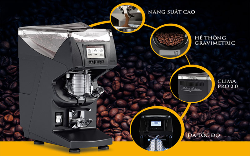 Máy xay cà phê hạt Victoria Arduino Mythos Two Variable Speed - Hàng chính hãng
