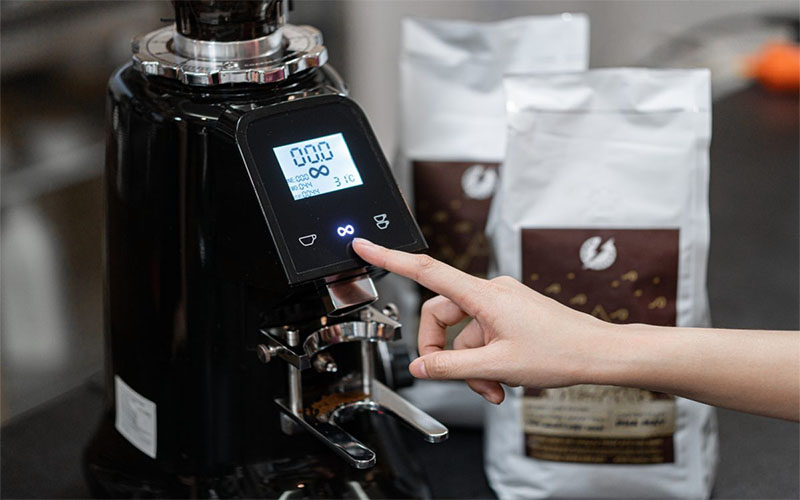 Máy xay cà phê tự động Promix PM-600AD - Hàng chính hãng