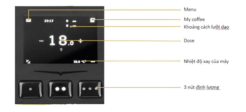 Máy xay cà phê chuyên nghiệp Victoria Arduino Mythos MY75 - Hàng chính hãng