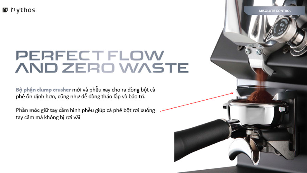 Máy xay cà phê chuyên nghiệp Victoria Arduino Mythos MY75 - Hàng chính hãng