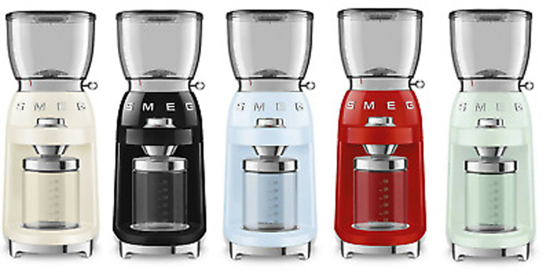 Máy xay cafe Smeg CGF01WHEU - Hàng chính hãng