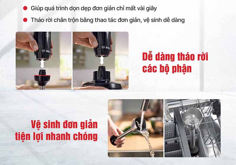 Máy xay cầm tay Bosch MSM4B624 - Hàng chính hãng