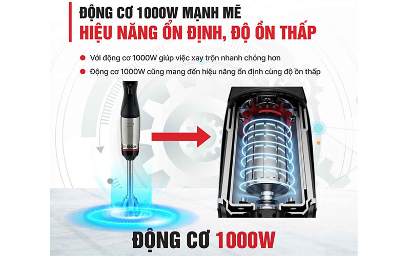 Máy xay cầm tay Bosch MSM6M622 - Hàng chính hãng