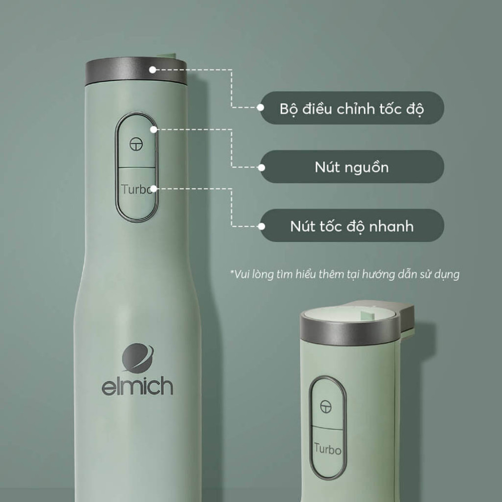 Máy xay cầm tay Elmich BLE-8666 - Hàng chính hãng