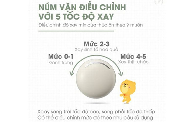 Máy xay cầm tay đa năng Bear JBQ-B50E1 - Hàng chính hãng