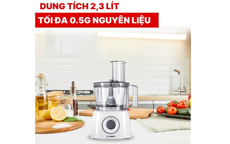 Máy xay đa năng Bosch MCM3200W - Hàng chính hãng