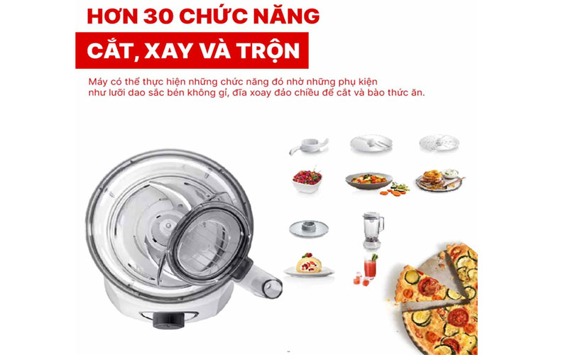 Máy xay đa năng Bosch MCM3200W - Hàng chính hãng