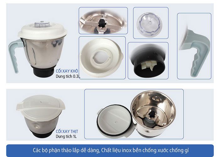 Máy xay đa năng Philips HL1643 - Hàng chính hãng