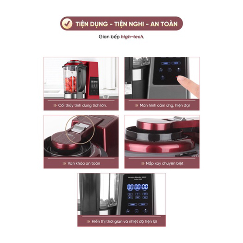Máy xay đa năng chân không Kuchenzimmer 002769 - Hàng chính hãng