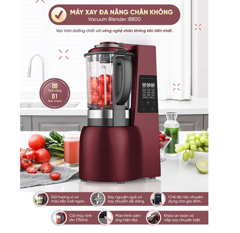 Máy xay đa năng chân không Kuchenzimmer 002769 - Hàng chính hãng