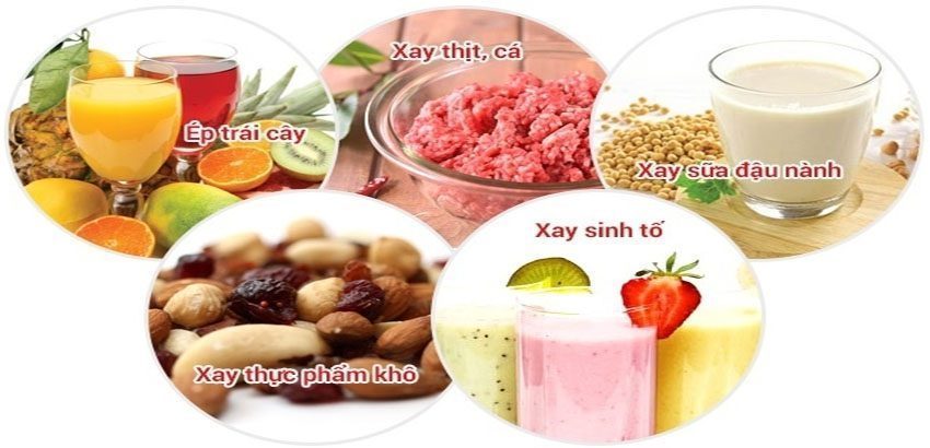 Máy xay đa năng cối nhựa kháng vỡ Comet CM9989 - Hàng chính hãng