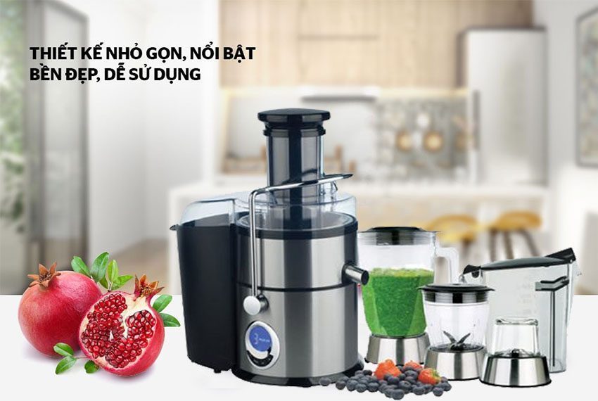 Máy xay ép hoa quả đa năng Saiko MJB-800GS - Hàng chính hãng