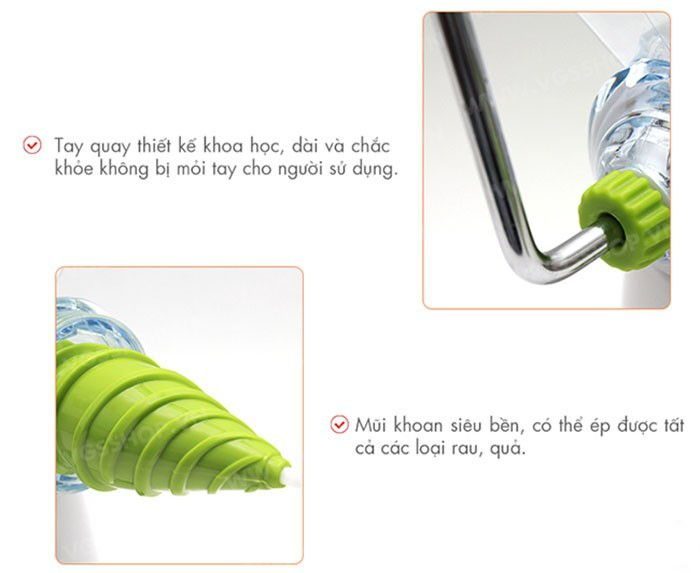 Máy ép trái cây bằng tay Manual Juicer  - Hàng chính hãng