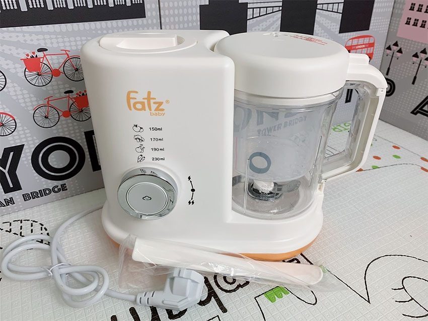 Máy xay hấp đa năng 2 in 1 FatzBaby PRO 2-FB9619SL - Hàng chính hãng