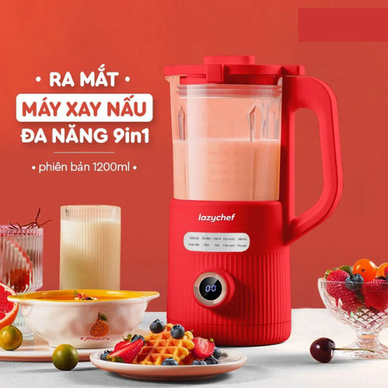 Máy xay nấu đa năng 9 in 1 Lazychef LC-02SH - Hàng chính hãng