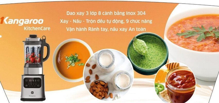 Máy xay nấu đa năng Kangaroo KG175HB1 - Hàng chính hãng