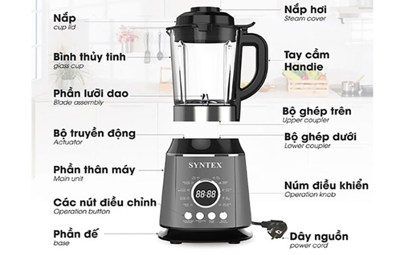 Máy xay nấu đa năng Syntex ST01 - Hàng chính hãng