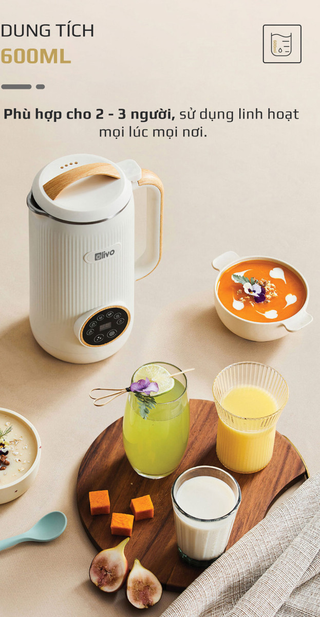 Máy làm sữa hạt Olivo CB400 - Hàng chính hãng