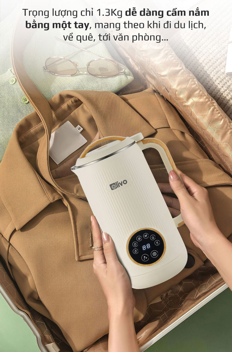 Máy làm sữa hạt Olivo CB400 - Hàng chính hãng