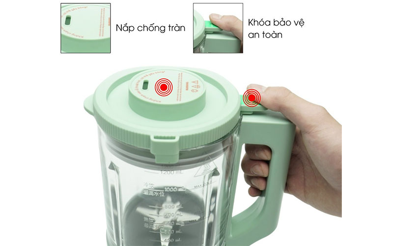 Máy xay nấu sữa hạt Lorente LT-2055 - Hàng chính hãng