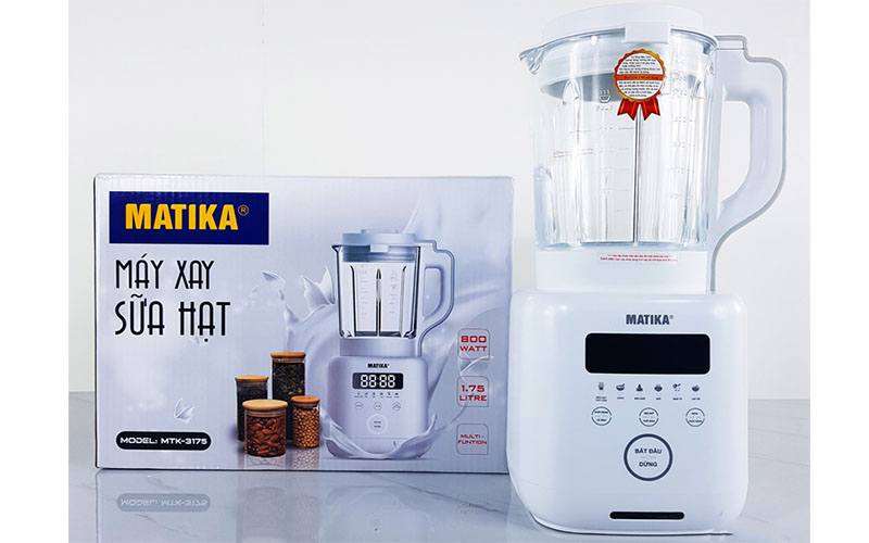 Máy xay sữa hạt Matika MTK-3175 - Hàng chính hãng