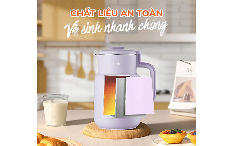 Chất liệu của Máy làm sữa hạt Unie UMB08