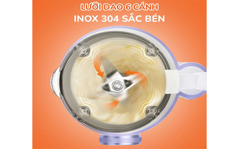 Thiết kế lưỡi xay của Máy làm sữa hạt Unie UMB08