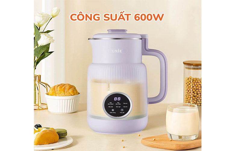 Công suất của Máy làm sữa hạt Unie UMB08