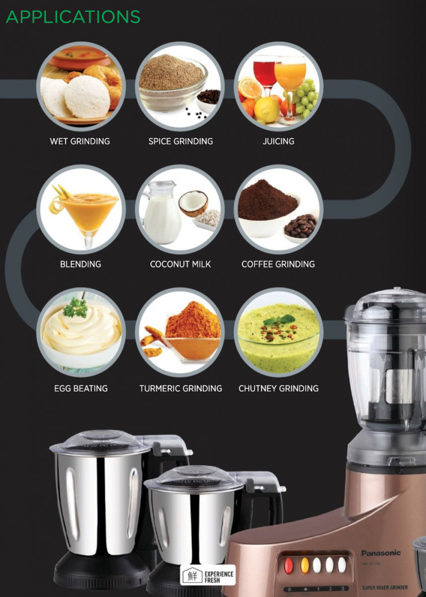 Máy xay siêu trộn Panasonic MX-AC555 (Đồng) - Hàng chính hãng