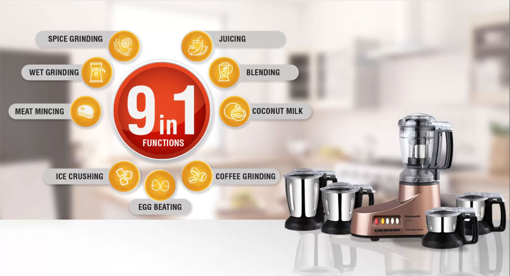 Máy xay siêu trộn Panasonic MX-AC555 (Đồng) - Hàng chính hãng