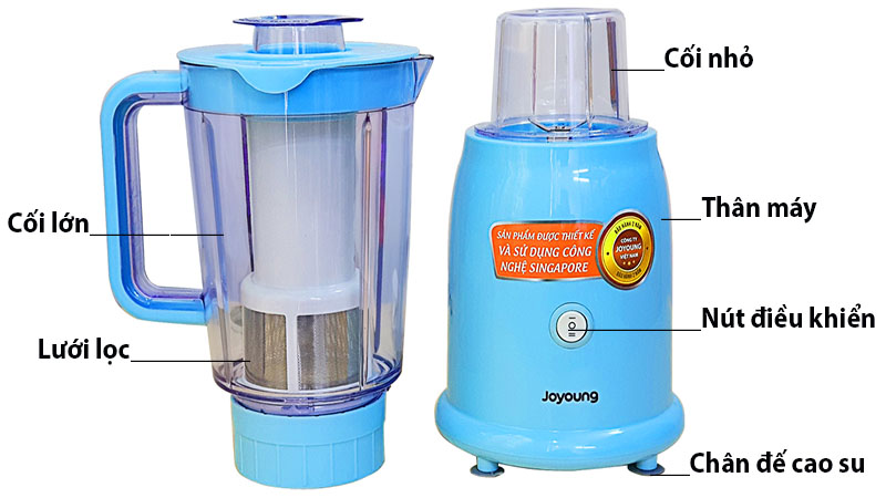 Máy xay sinh tố 2 cối Joyoung JYL-CO12T-V - Hàng chính hãng