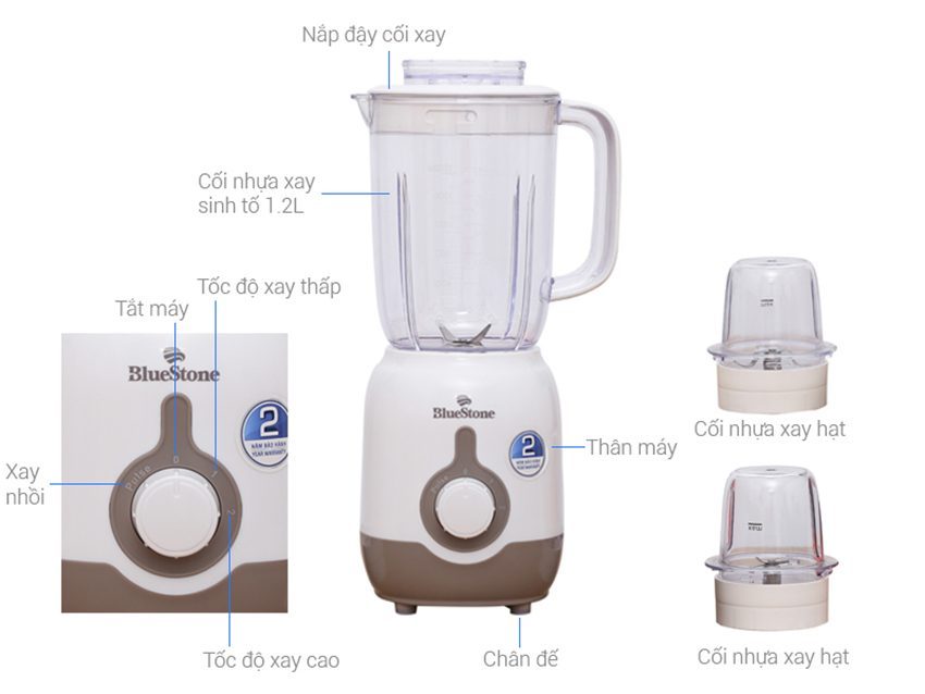 Máy xay sinh tố BlueStone BLB-5317 - Hàng chính hãng