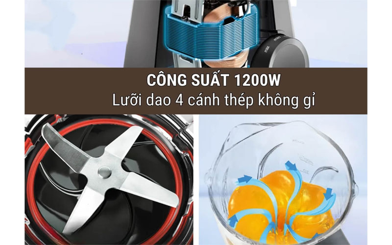 Máy xay sinh tố Bosch MMB6176B - Hàng chính hãng