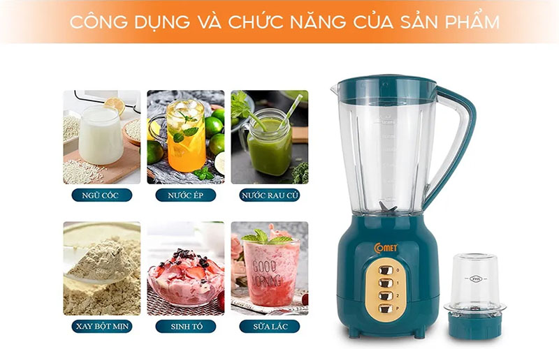 Máy xay sinh tố Comet CM9952 - Hàng chính hãng