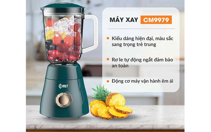 Máy xay sinh tố Comet CM9979 - Hàng chính hãng