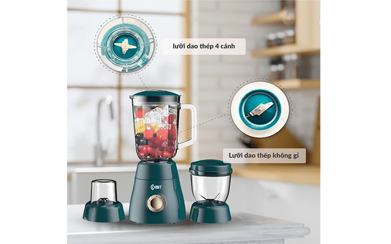 Máy xay sinh tố Comet CM9979 - Hàng chính hãng