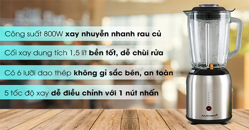 Máy xay sinh tố Cuchen CM-PS100S - Hàng chính hãng