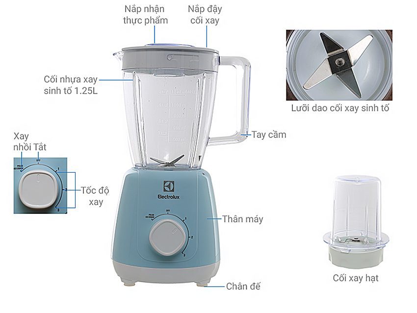 Máy xay sinh tố Electrolux EBR-3416 - Hàng chính hãng
