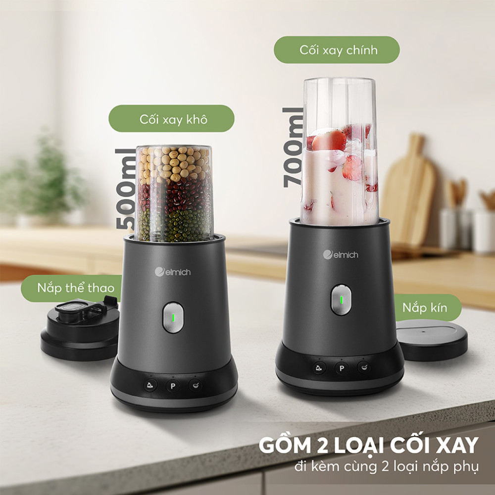 Máy xay sinh tố Elmich BLE-8667 - Hàng chính hãng