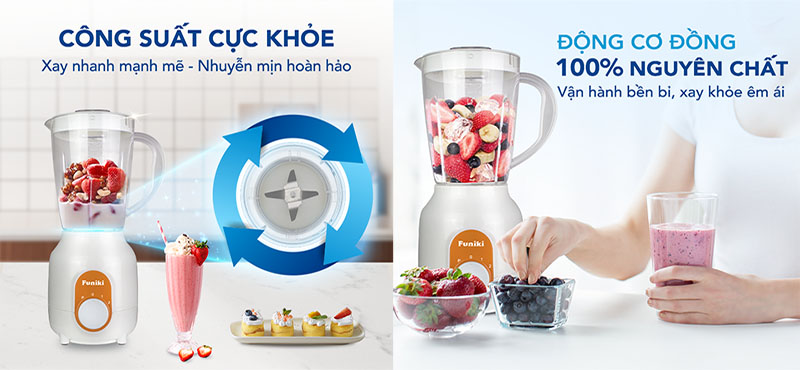 Máy xay sinh tố đa năng Funiki HCB2233