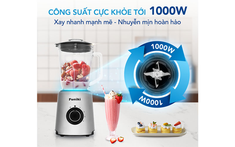 Công suất của Máy xay sinh tố đa năng Funiki HCB2252