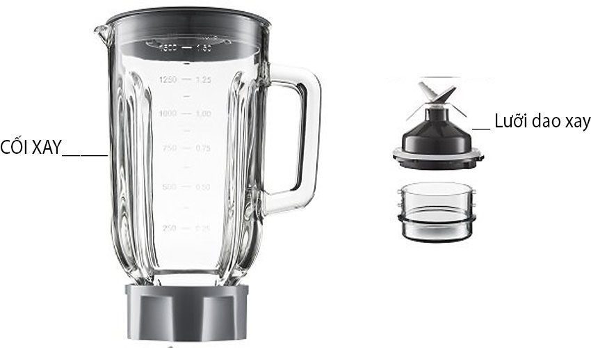 Máy xay sinh tố Grundig SM 7280C - Hàng chính hãng