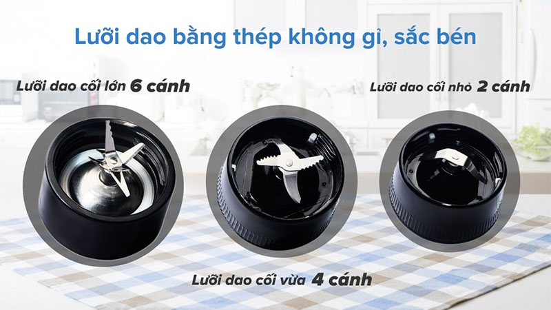 Thiết kế lưỡi dao của Máy xay sinh tố Hafele HSB-0621FS