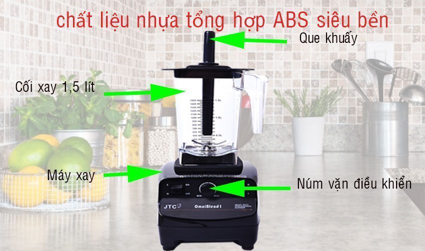 Máy xay sinh tố JTC OmniBlend I MOMNI767A TM-767A  - Hàng chính hãng