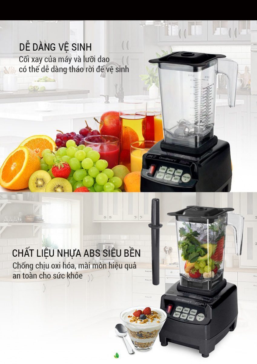 Máy xay sinh tố JTC OmniBlend V TM-800A - Hàng chính hãng