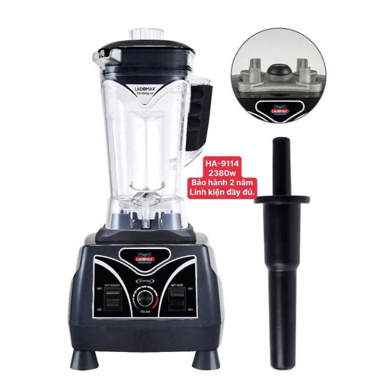 Máy xay sinh tố công nghiệp Ladomax HA-9114 - Hàng chính hãng