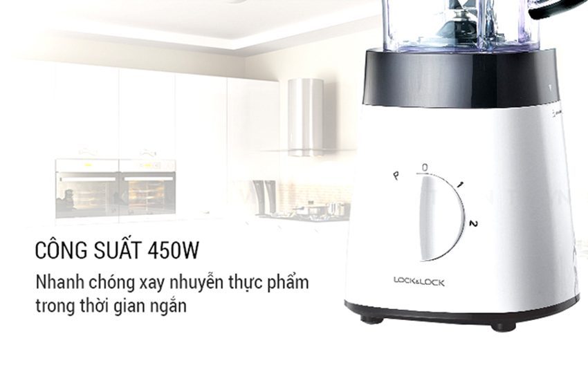 Máy xay sinh tố Lock&Lock EJM461WHT - Hàng chính hãng